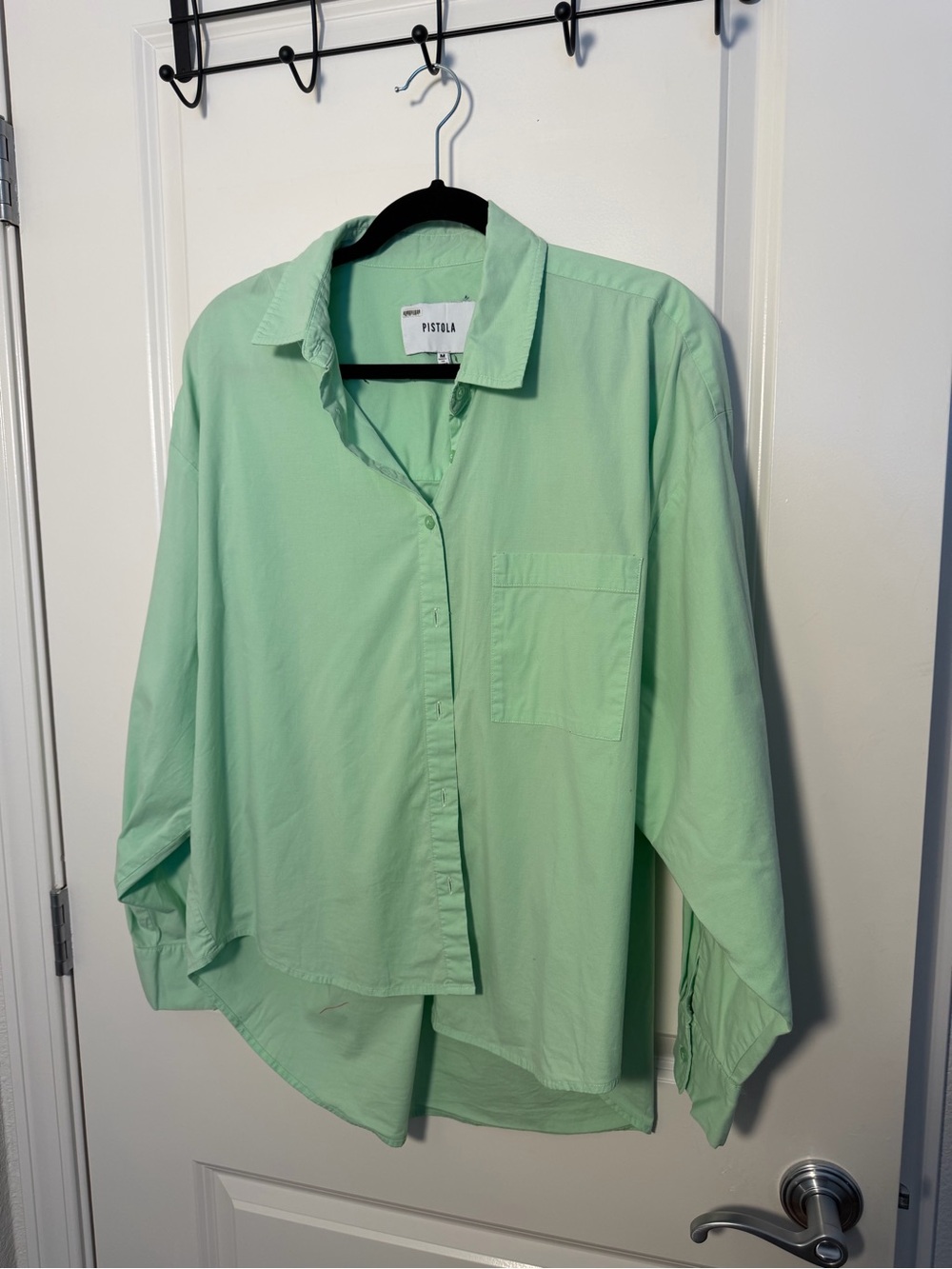 Pistola Pastel Mint Button-Down Shirt